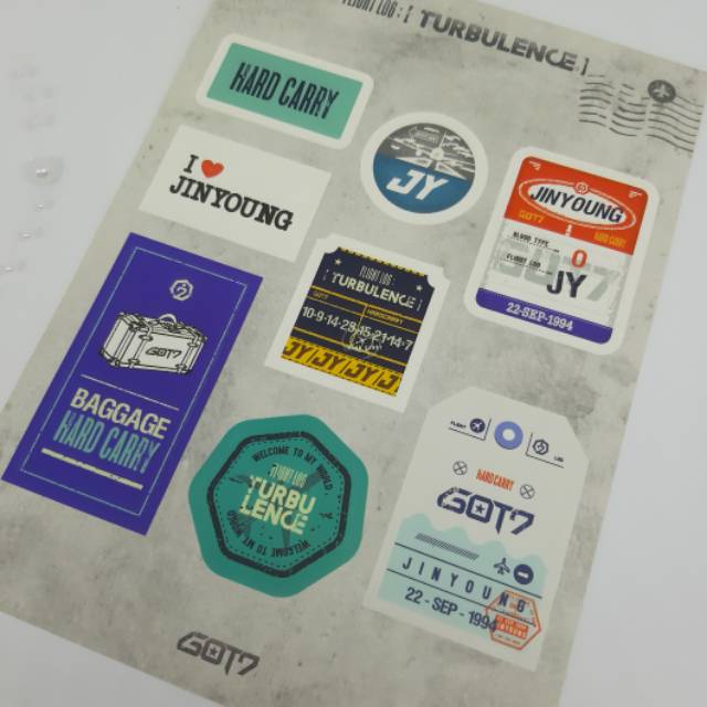 

GOT7 JINYOUNG OFFICIAL STICKER
