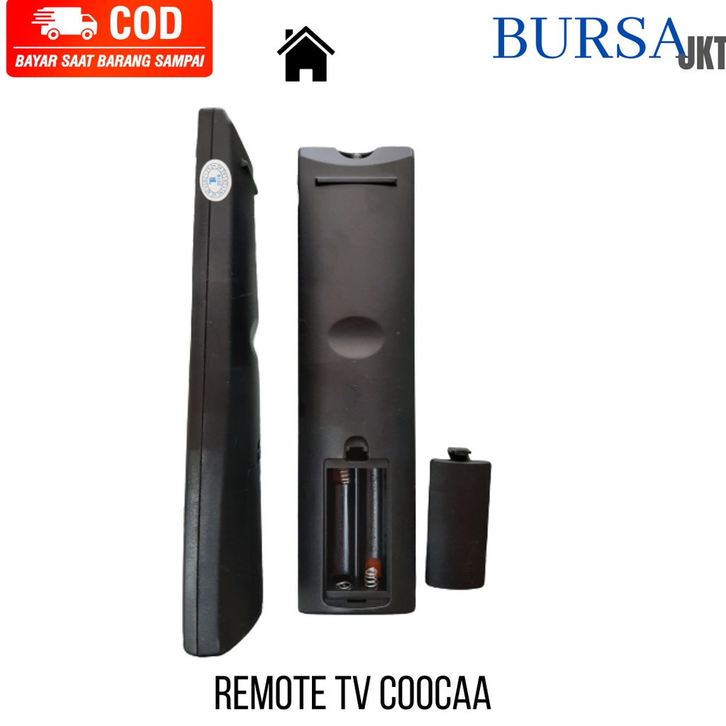 REMOTE REMOT TV COOCAA LCD LED  HITAM PENDEK 32 INCH