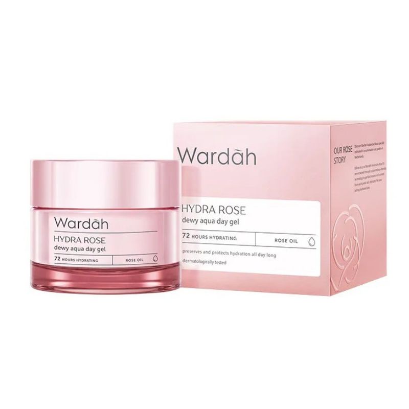 WARDAH Hydra Rose Series gel to cleanser Dewy Aqua Day Gel micro gel serum, infused toner