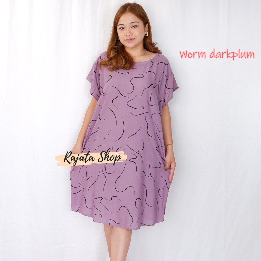 Daster Bali Dress Bali-DST WORM DARKPLUM
