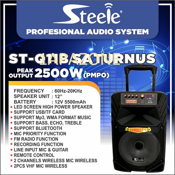 Steele Profesional audio system ST-Q11B SATURNUS