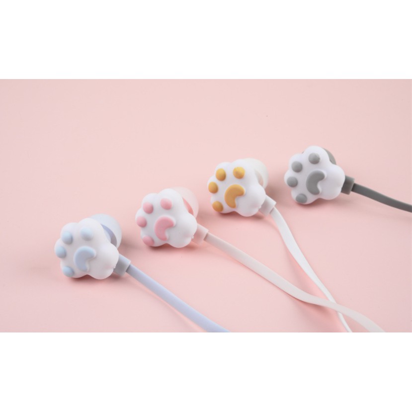 [E-250] Set Headset Earphone Kartun KUCING / Wadah Earphone Karakter KUCING Lucu / Earphone Case Karakter