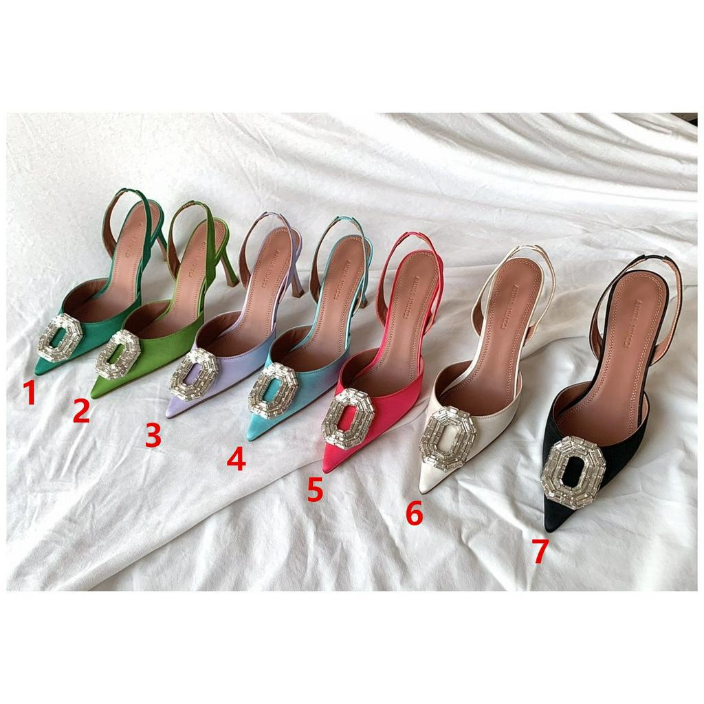 Original AMINA MUADDI latest Camelia heels