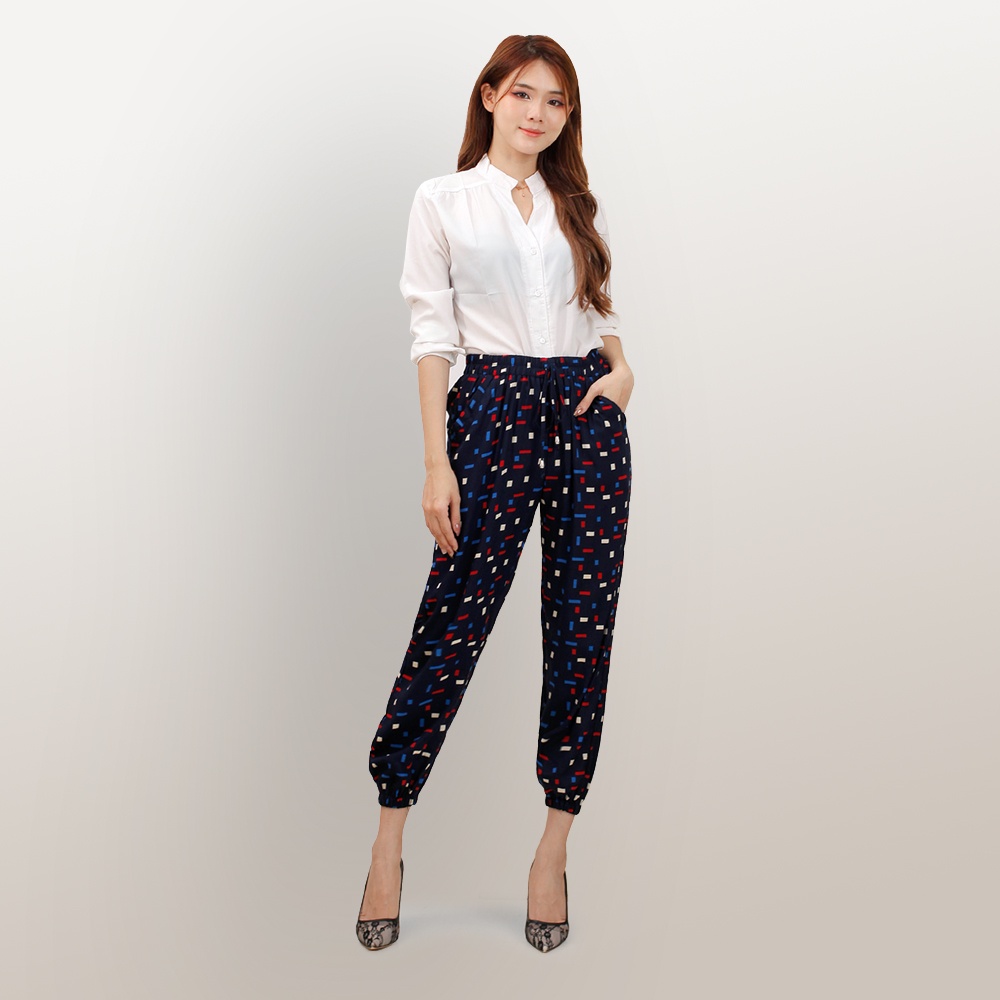 Celana casual santai wanita gaya korea bahan rayon model terbaru - XSHOP Martini
