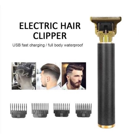 (COD) FREE OIL !! ALAT CUKUR T9 RECHARGER Elektrik Hair Clipper T9 Alat Cukur Rambut Kumis Jenggot Pemotong Pemangkas Rambut Tanpa Kabel untuk Pria Hair Clipper Trimmer Shaver KEMEI KM 1971