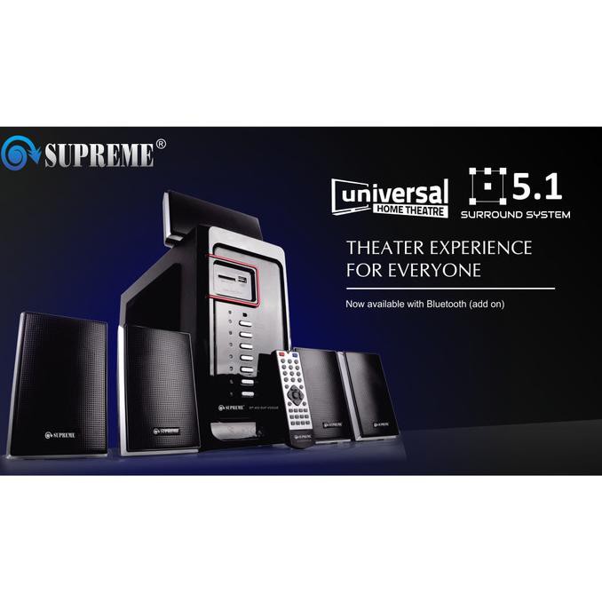 Best Seller] Speaker Home Theatre 5.1 Channel Supreme 402 + Bluetooth