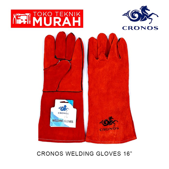 Cronos Sarung Tangan Las 16 Inch Welding Gloves 16” - Isi 12 Pasang