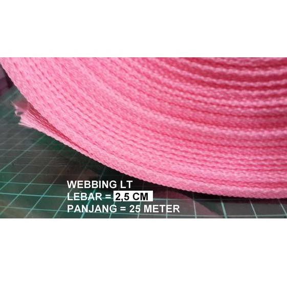 

Tali Webbing Lt Lebar 2,5 Cm (1 Roll = 25 Meter) (ART. 60)