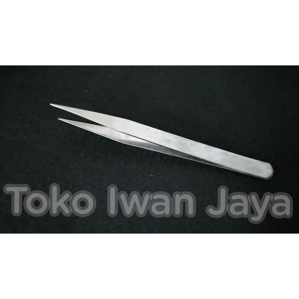 [Stainless] Pinset / Tweezer Benang Bengkok Dan Lurus