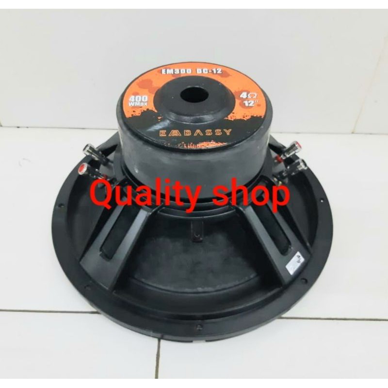 Subwoofer Badak 12 In EMBASSY 3 Susun Magnet Double Coil