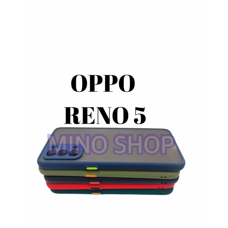 SOFTCASE OPPO RENO 5 - HARDCASE DOVE MYCHOICE PLUS PELINDUNG KAMERA - AERO CASE