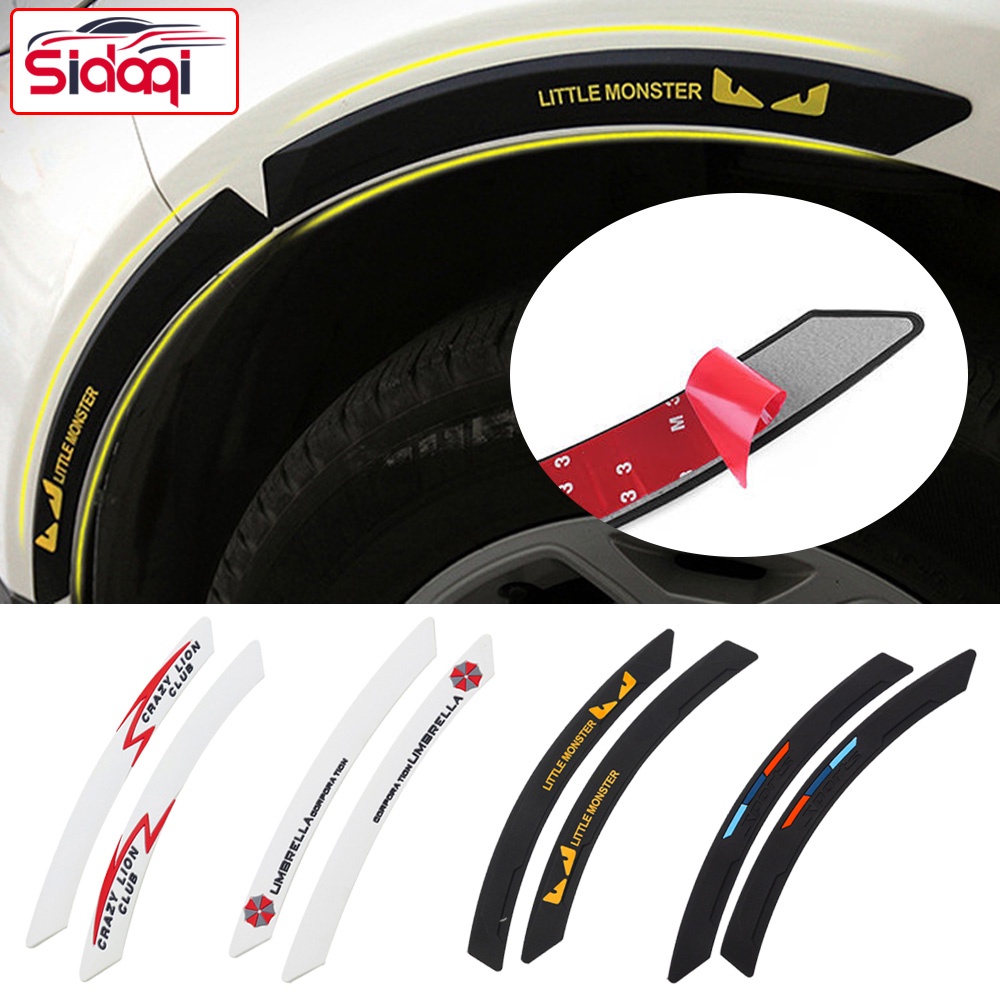 2Pieces Strip Karet Pelindung Pinggiran Fender / Bumper Mobil Anti Gores Silica Fender Guard Bar Silikon Anti Gores Fender Bumper Guard