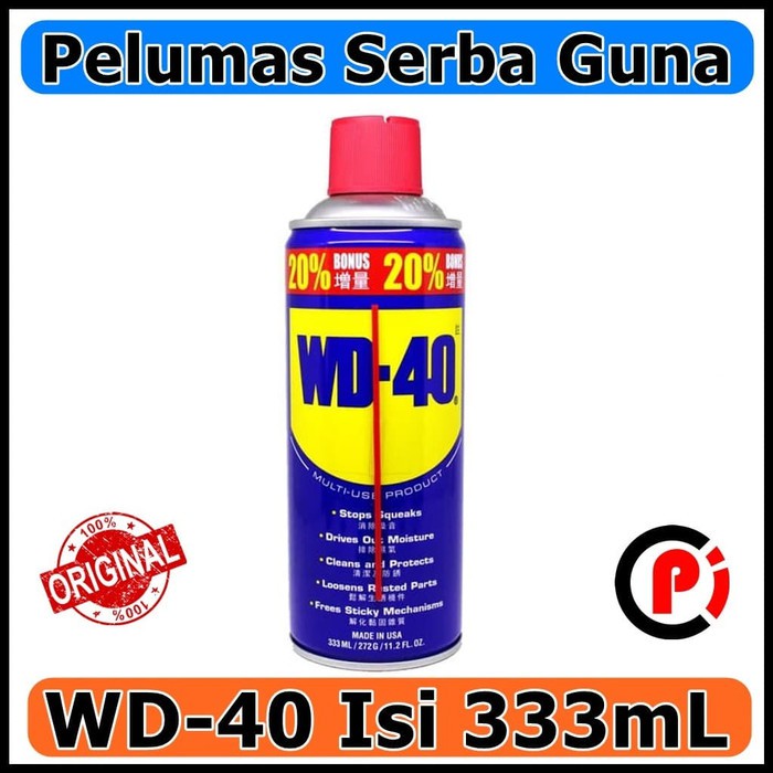 Original WD 40 Pelumas Serbaguna Anti Karat Isi 333 mL