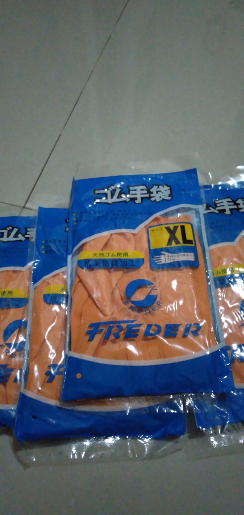 Sarung Tangan Latex Freder  (size L) / Sarung Tangan Cuci Piring Freder