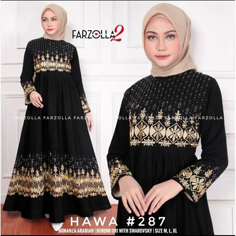 hawa original 287 abaya turkey super mewah elegan matt bonanza arabian