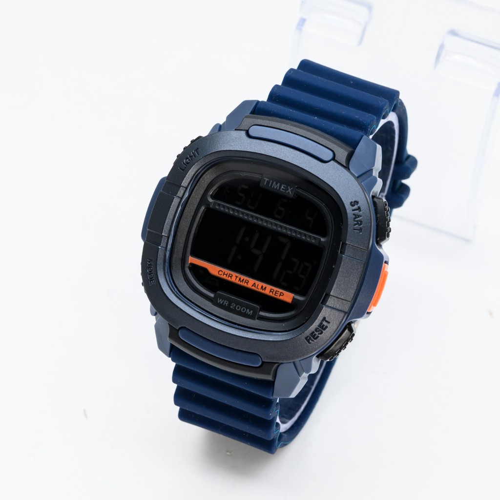 Jam Tangan Digital Timex Strap Tali Rubber