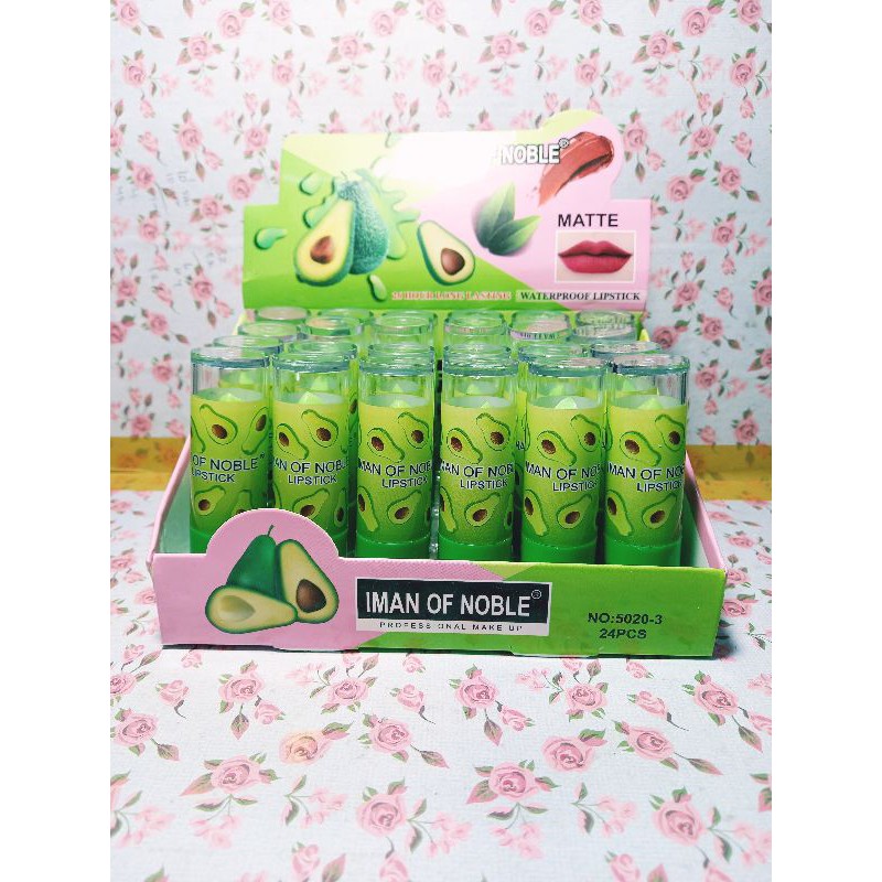 LIPSTIK IMAN OF NOBLE NO.5020//LIP BALM IMAN OF NOBLE AVOCADO PER BOK