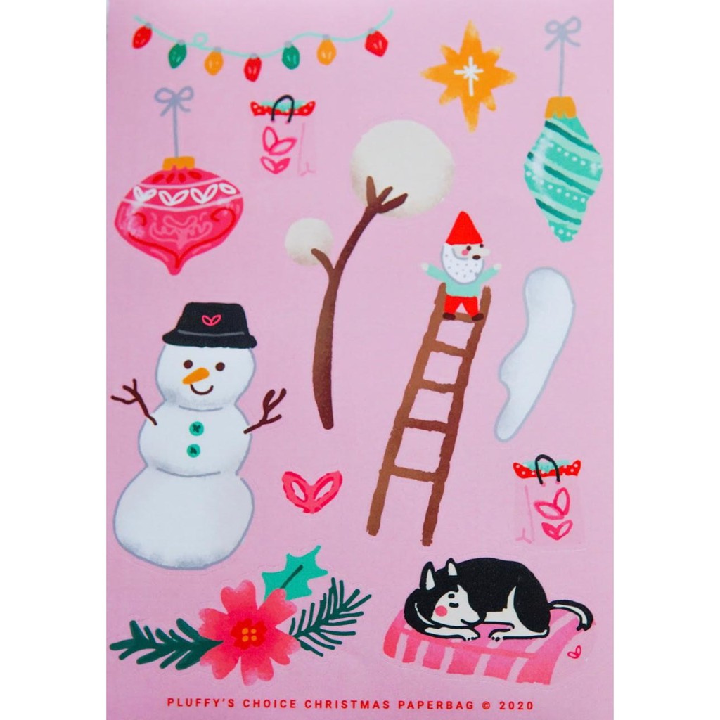

Pluffyschoice Snowman Christmas 2020 A5 Sticker Pack Special Edition