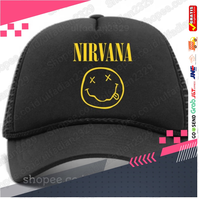 Topi Nirvana Trucker - Topi Nirvana