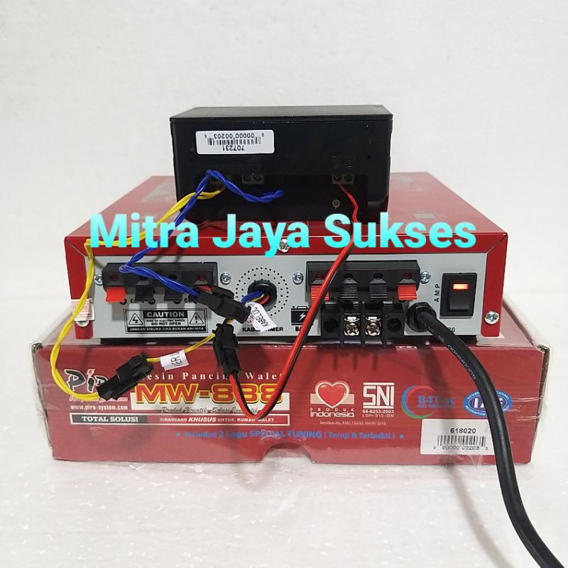 Paket Ampli Walet Piro MW 888 + Timer Piro On Off Player Suara Panggil