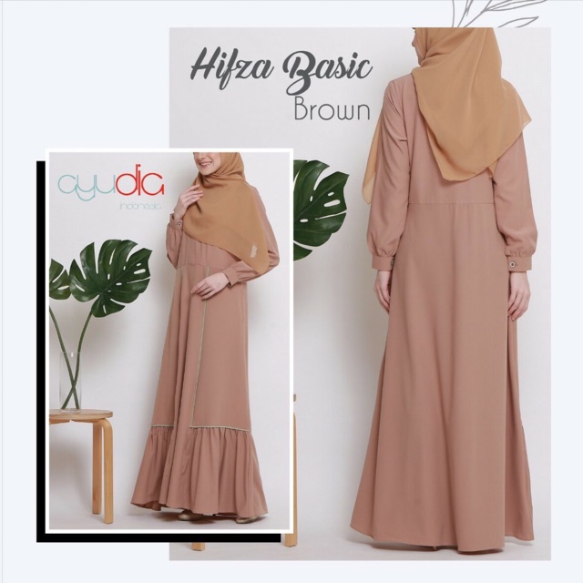 Gamis Hifza Basic Dress by Ayudia