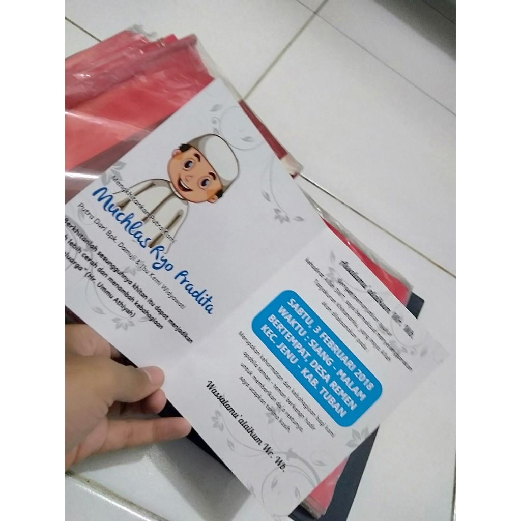 UNDANGAN KHITAN CUSTOM