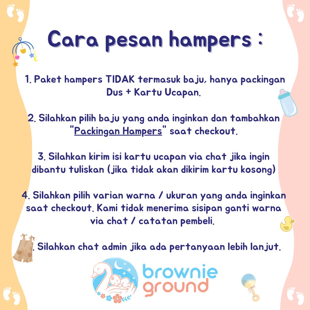 PAKET HAMPERS / BUNGKUS KADO / HAMPERS BAYI / KADO BAYI