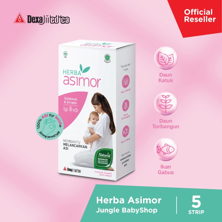 PROMO BUY 1 GET 1 HERBA ASIMOR isi 60 kaplet BPOM ASI