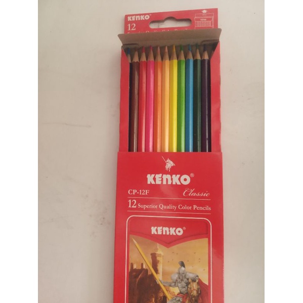 

Pensil warna panjang Kenko classic CP-12F