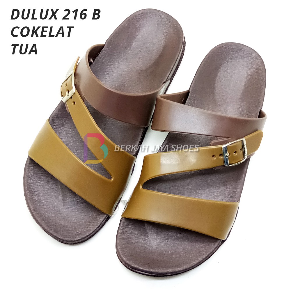 Sandal Wanita - Sandal Karet Wanita - Sandal Selop Karet Wanita Dulux 216 B Varian Warna