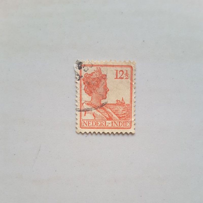 

Perangko netherland indie queen wilhelmina 1920 sampai 1940 nominal 12,5c