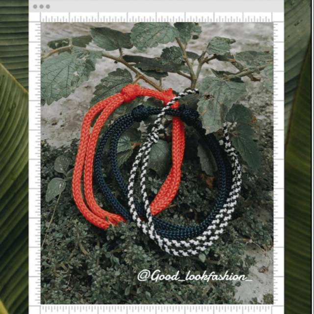 Gelang Belvie /Gelang tali /Gelang couple get 3pcs