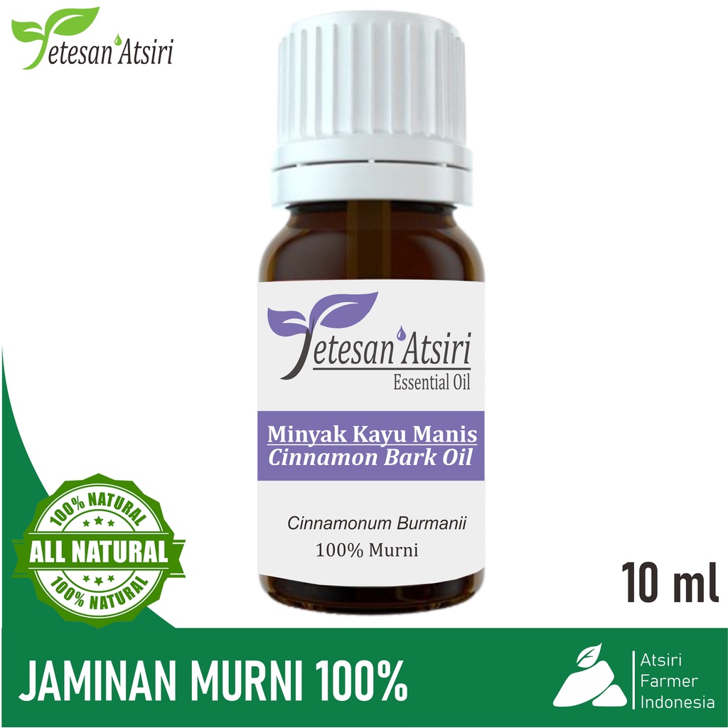 10ml minyak atsiri kayu manis murni asli 100% cinnamon bark pure essential oil aromatherapy diffuser