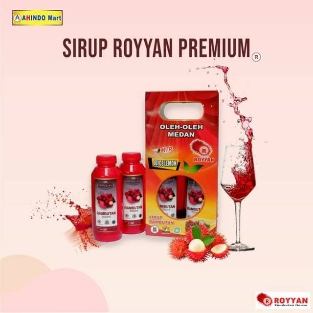 

Sirup ROYYAN Khas Medan Rasa Rambutan