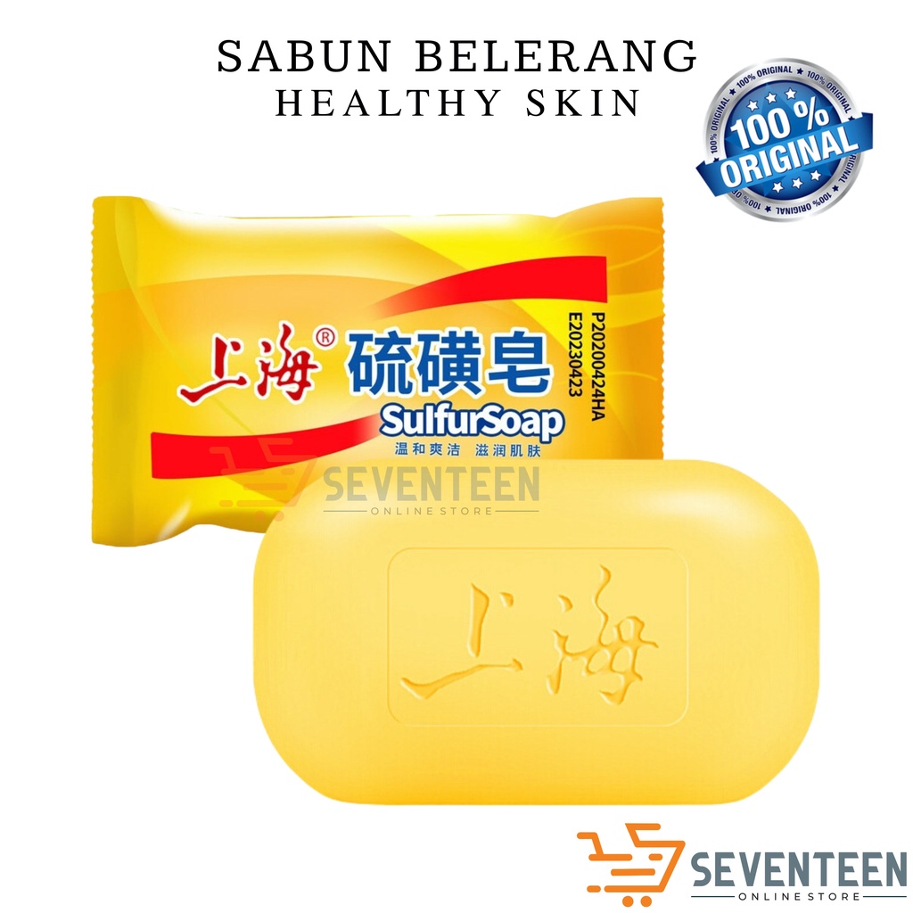 Sabun Batang Belerang Kesehatan Kulit Sabun Mandi Sulfur Soap Untuk Gatal Panu Kurap Kudis