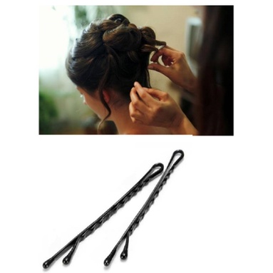 Jepit Rambut Lidi BESAR / Jepitan Sanggul Rambut / Bobby Pin Hairclips