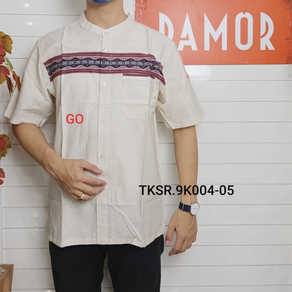 BB DAMOR By (CRESSIDA) KOKO REGULER Baju Muslim Koko Cowok Pakaian Pria Muslim Lengan Pendek