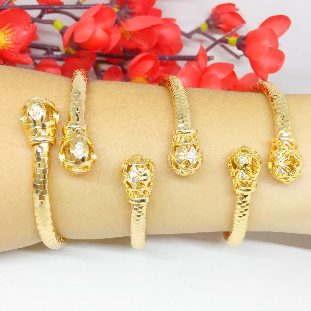 Perhiasan Gelang Bangle Xuping Lapis Emas Gold - BB417