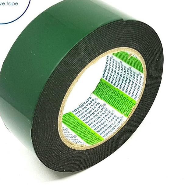 

xaNippon Double Tape Foam 2" 44mm x 5m Double tape hijau busa 3M hitam xa Stok(A22B33)