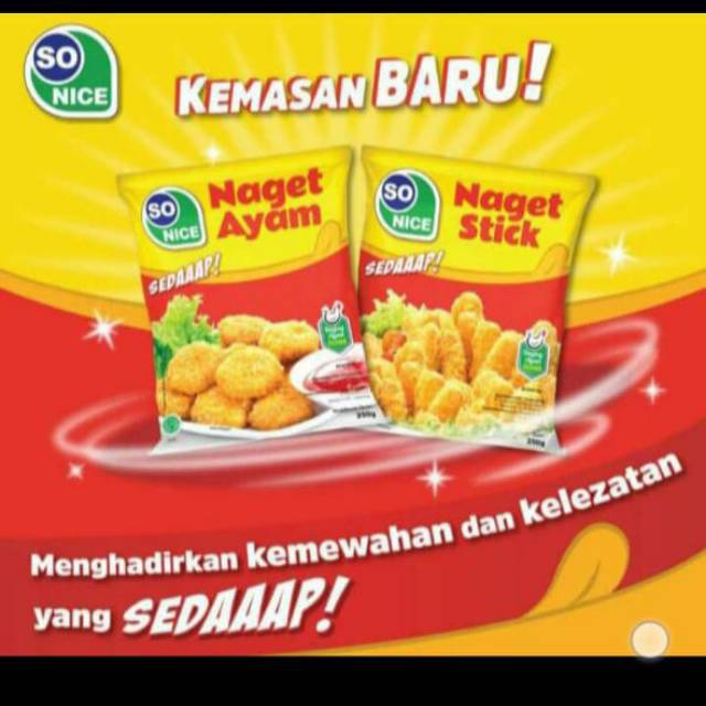 

So Nice Chicken Nugget 250gr nuget ayam