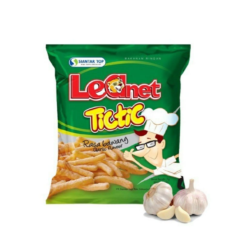 Leanet Tic Tic Bawang dan balado 7gr