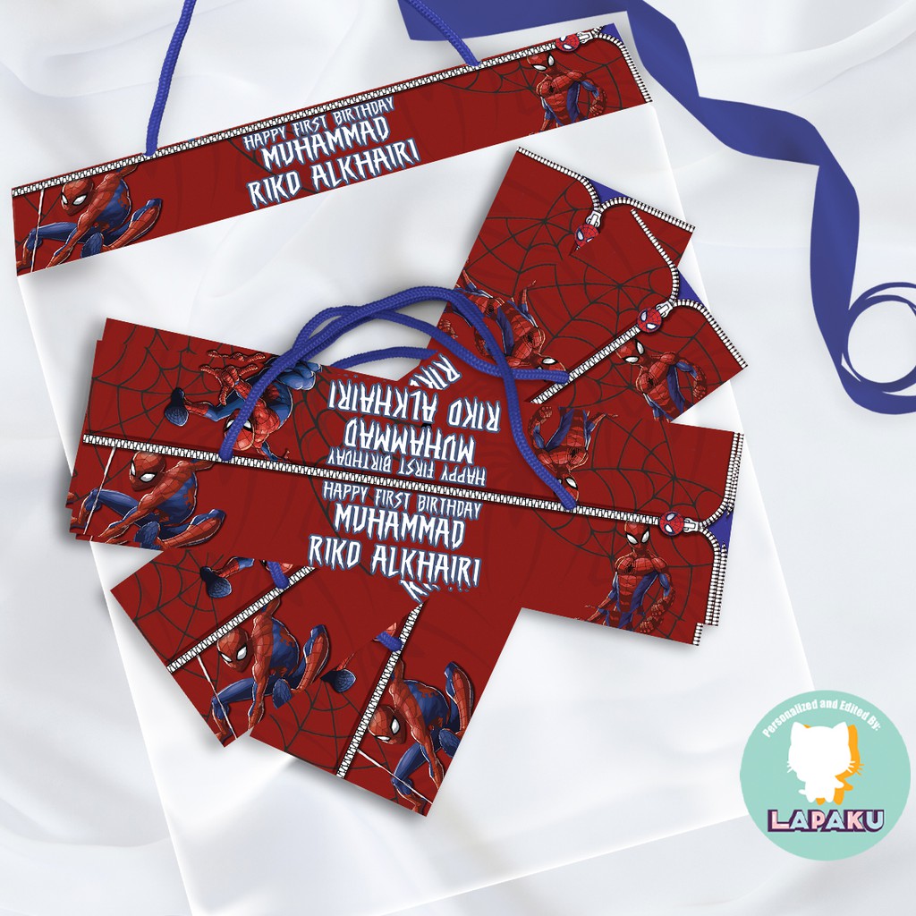

Lapaku Label Snack Ultah Ulang Tahun Custom Spiderman Tanpa Minimal Order