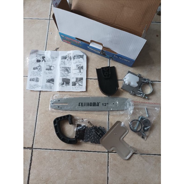 Adaptor Chain Saw untuk Gerinda Tangan / Alat Extension Gerinda Tangan Jadi Chain Saw Potong Kayu