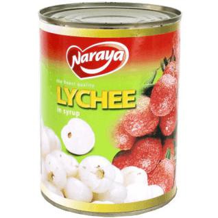 

Buah Kaleng Lychee Naraya 565gram / Buah Kaleng Leci Lecy Naraya