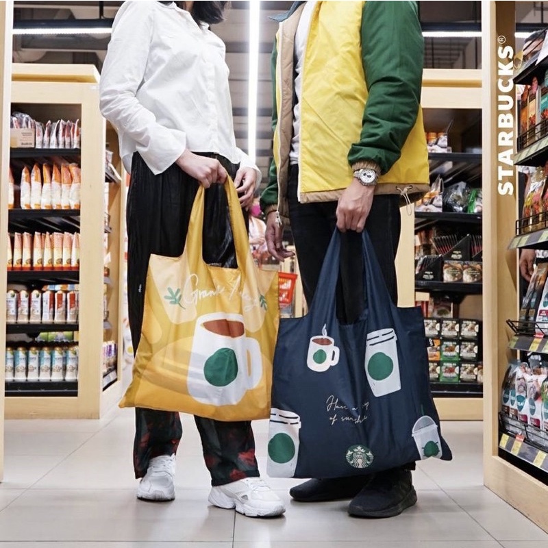 Tote Bag Starbucks X LOQI (Navy Star)