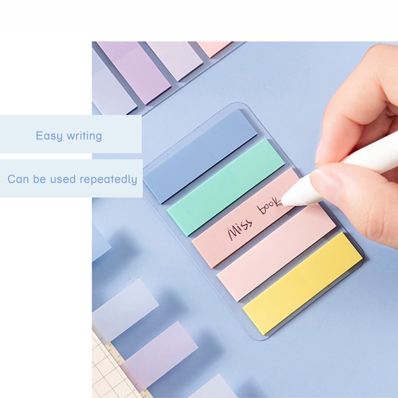 COD❤️ Sticky Notes /Desain Tembus Pandang Bisa Dilepas Memo Notes Index Mark Sticky Note Decorative Stickers