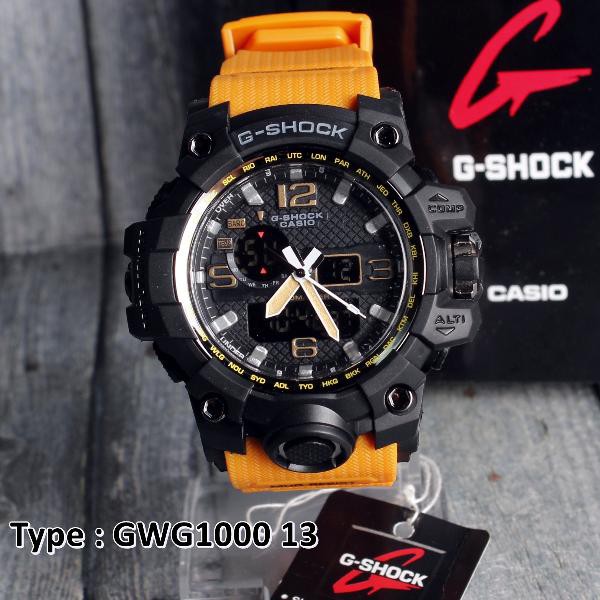 TERMURAH ... G Shock Casio GWG1000 Full Kuning  Yellow BONUS BATRE & Box . Jam Tangan murah