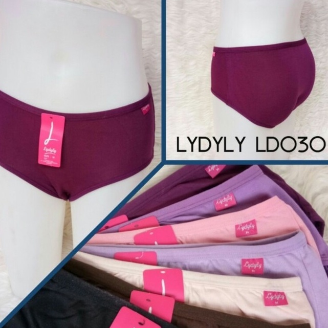 6 Pcs Celana Dalam LYDYLY Super Jumbo Katun 3L 4L 5L Wanita Dewasa 030 | CD Big Size | Sguna Grosir Setengah Lusinan