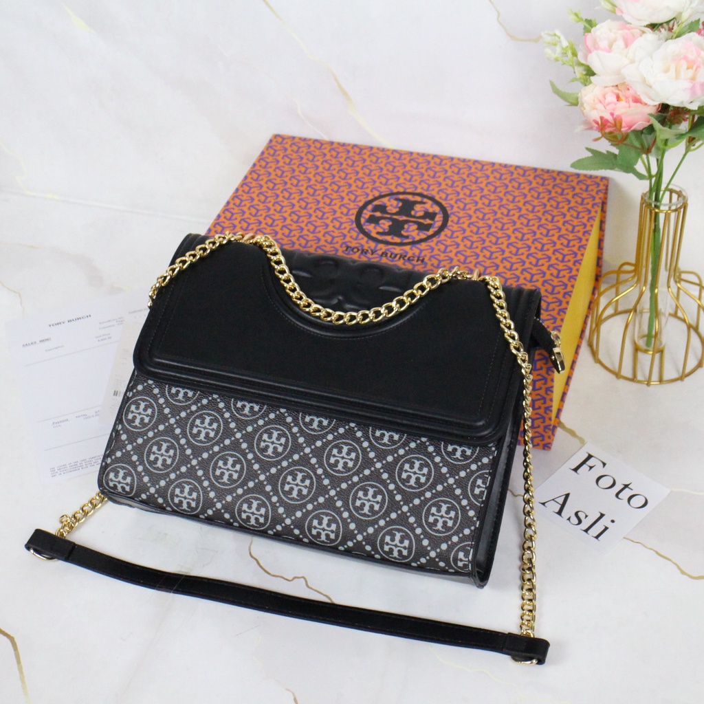 T*ry Fliming Jaquard  Shoulder  Bag 6935 (FreeDust Bag+ Bubble Wrap)