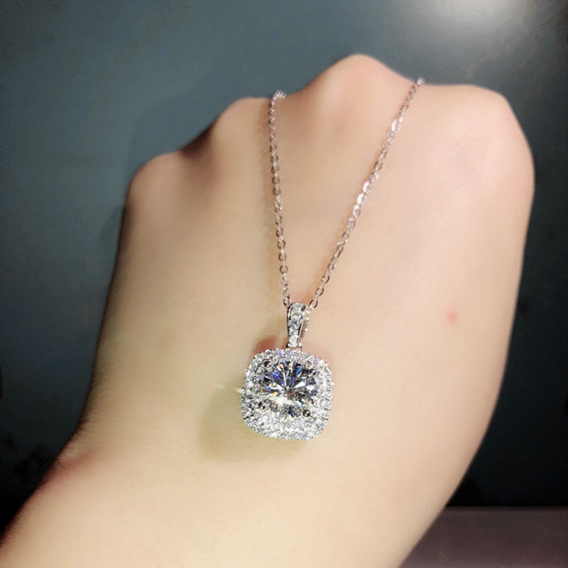 Kalung Kristal Cubic Zirconia AAA Untuk Wanita